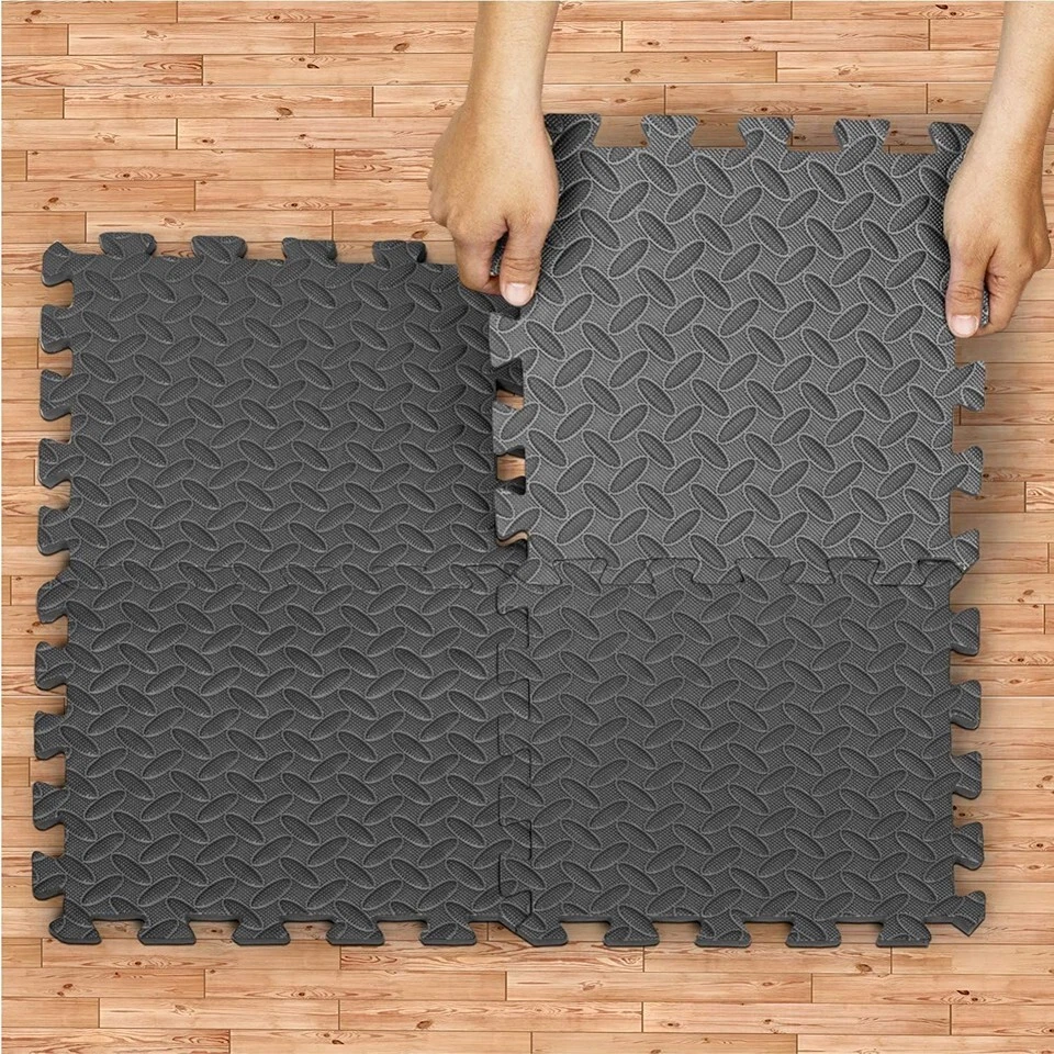 Yes4All 12,16,36 SQ.FT Puzzle Exercise Mat for Home Gym, EVA Interlocking Foam F - Image 2 of 4