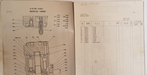 HITACHI Equipment Components Parts Catalog EX300 300LC P159-E1-4 Serial 02001 Up - Picture 3 of 7