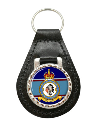 121 Eagle Squadron, RAF Leder Schlüsselanhänger