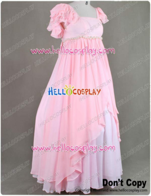 open lace back dress Sailor Moon Super S Sailor Chibi Cosplay Moon Chibiusa Tsukino Cosplay –  CoserZ main image 1