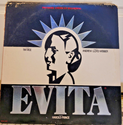 Andrew Webber, Tim Rice - Evita: Premiere American Recording 2xLP      NICE!
