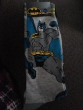 New Mens DC Comics Batman Crew Socks 2 pairs Shoe Size 6-12 Superhero