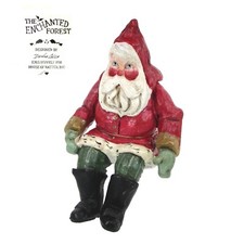 House of Hatten SHELF SITTER SANTA 8.5" Figurine Red Denise Calla Vintage 1988