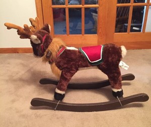 stuffed rocking horse