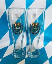2 bicchieri birra bianca Hopf Weizen bicchiere di grano Miesbach birra birra Bavaria 0,5 l nuovi