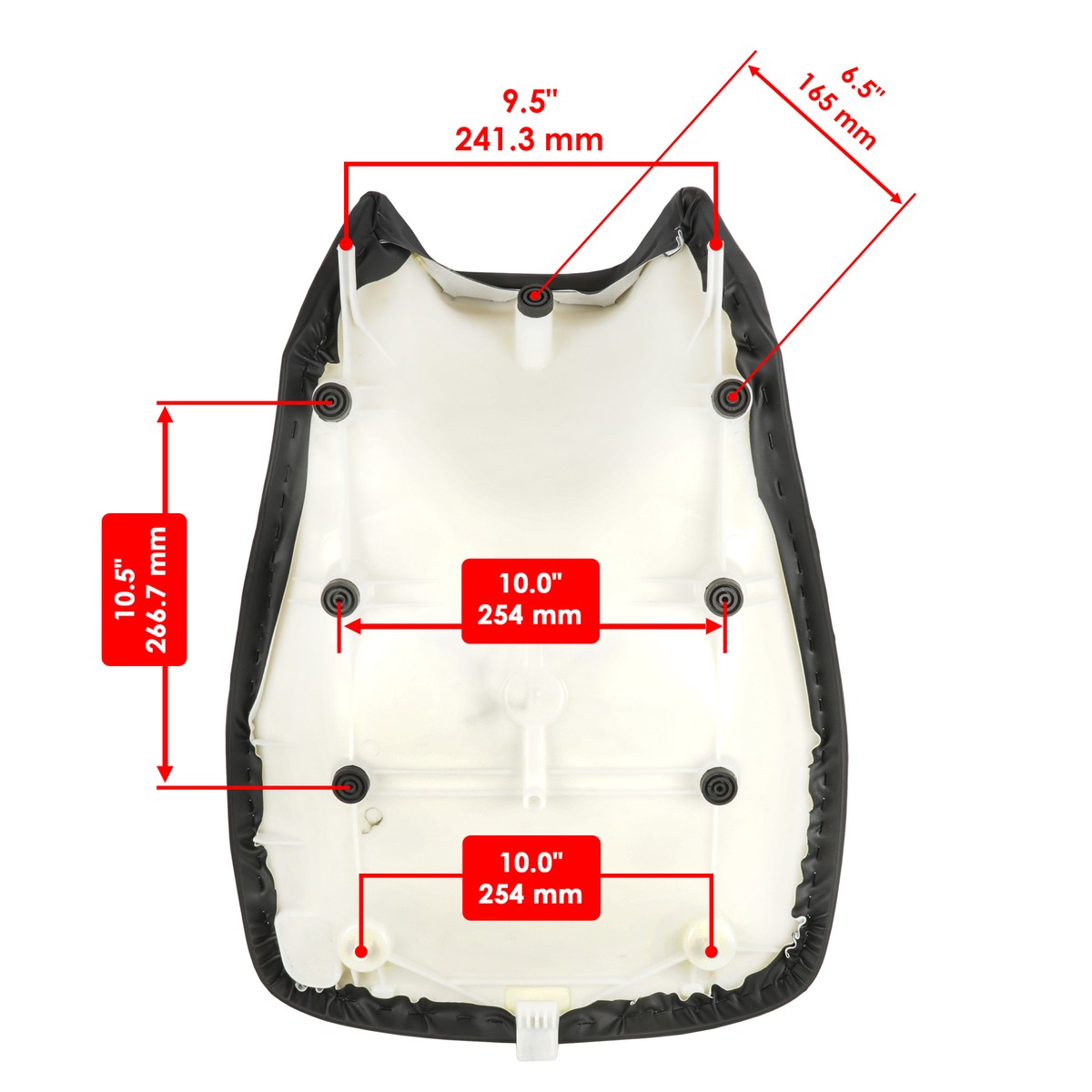 Yamaha ATV Complete Seat Black | 3B4-24710-01-00 3B4-24710-00-00