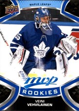 2021-22 Upper Deck MVP 229 Veini Vehvilainen SP RC SHORTPRINT ROOKIE MAPLE LEAFS