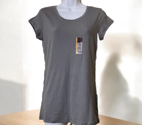 Women No Boundaries Gray NB SS Tee Sz M