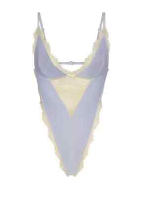 Skims x Lana Del Rey Valentines Velvet Lace Teddy Periwinkle NWT Medium M  RARE