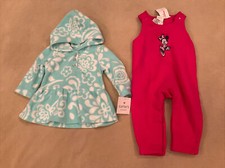 Carters 9 Months Disney 6 Months Fleece Hoodie Overalls Minnie Mouse Nwt Lot