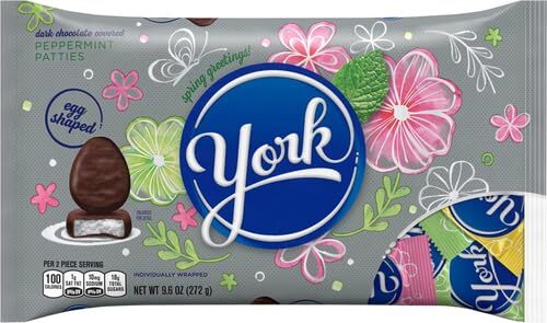 YORK Dark Chocolate Peppermint Patties Eggs Easter Candy Bag 9.6 oz - Picture 2 of 8