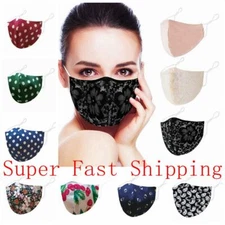 Cotton Face Mask Fashion Soft Cloth Cover Reusable Washable Breathable Covering 