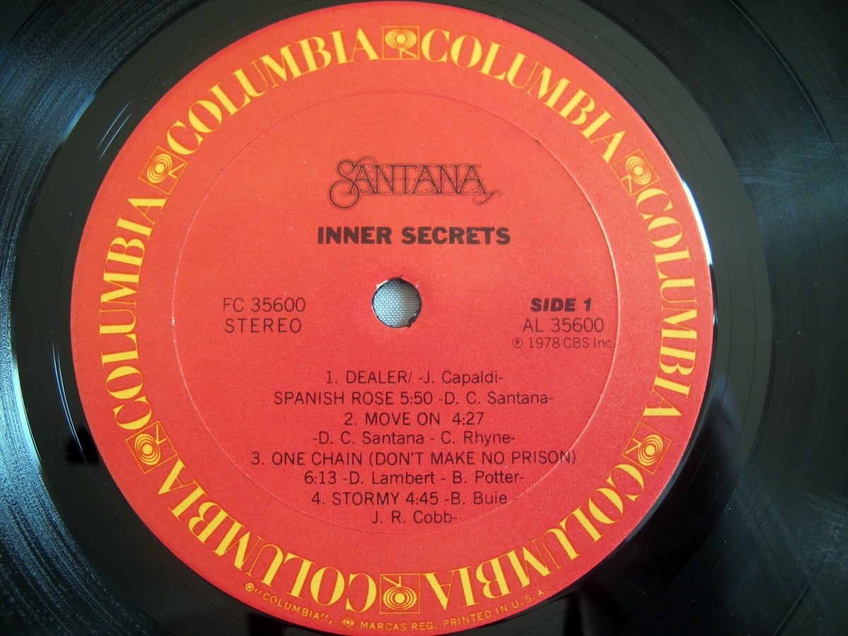 米LP Santana Inner Secrets FRM35600 Friday Music /00260 Santana : Inner Secrets 1978 Rock Funk Soul LP Vinyl Record