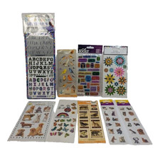 Assorted Stickers Lot Hallmark Stickeroni American Greetings Sticko Scrapbook