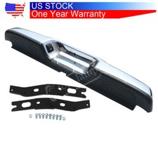 Chrome Complete Rear Steel Bumper New Fits For Toyota Tacoma Pickup 1995-2004 Chrome Complete Rear Steel Bumper New Fits For Toyota Tacoma Pickup 1995-2004