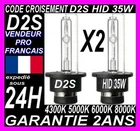 2 D2S XENON HID 35W 6000K HEADLIGHT BULBS Compatible With PHILIPS XENSTART