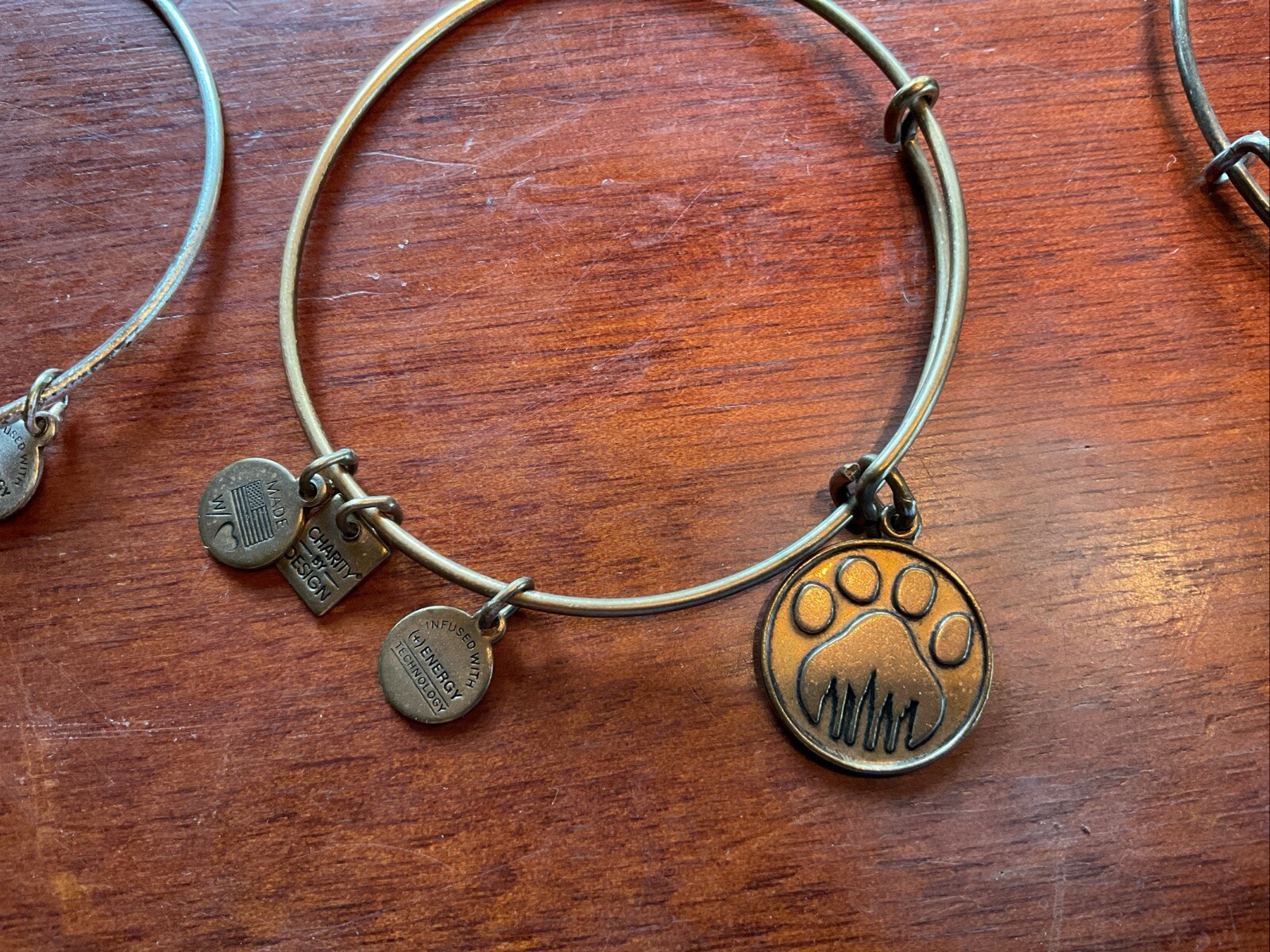 Alex And Ani Bangles, Set Of 5, Assorted Themes - image 3