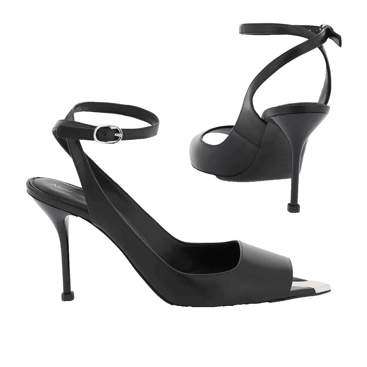 Alexander McQueen Skull Leather Upper Heels for Women