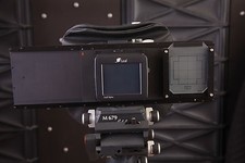 LINHOF RAPID SLIDE CHANGER WITH GROUND GLASS.