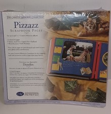 2003 Creative Memories 7x7 Pizzazz Refill Pages Blue/ Red 12 Sheets/24 Pages NIP