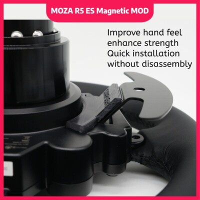 SIMPUSH MOZA RS ES  Magnetic paddle shifter mod