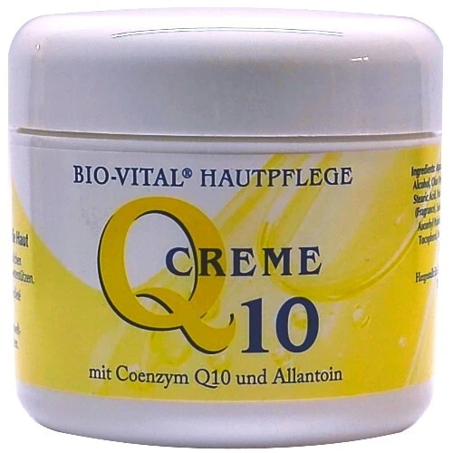 BIO-VITAL Q 10 Coenzym Creme Q10 Allantoin Gesicht Hals Dekollete Pflege 125ml