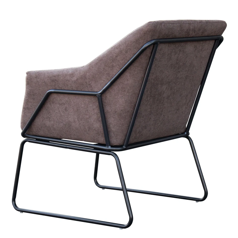 Sessel gepolstert Beistellsessel Stuhl Einzel Relaxsessel Stoff SVITA JOSIE