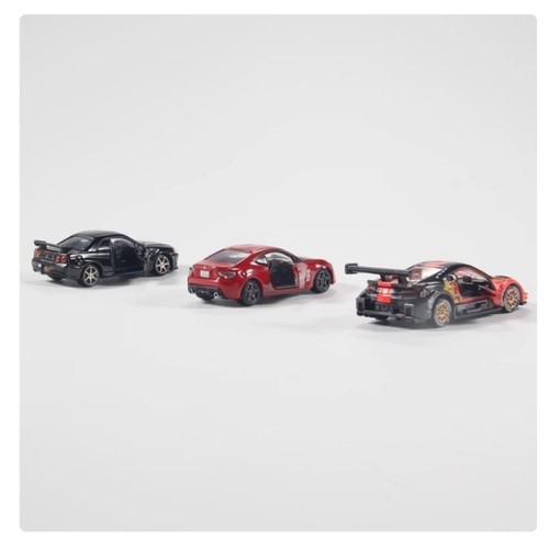 Tomica Premium 10th Anniversary Collection GT-R BNR34 Toyota GT86 Honda NSX Car - Picture 5 of 5