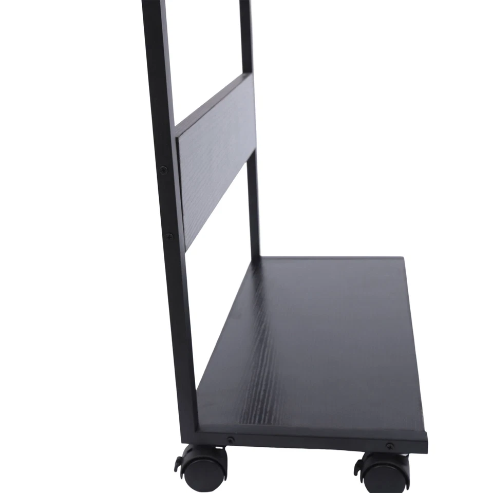 2-Tier CPU Holder Cart Under Desk Computer Tower Stand Mobile PC Tower Stand NEW - Image 4 of 4