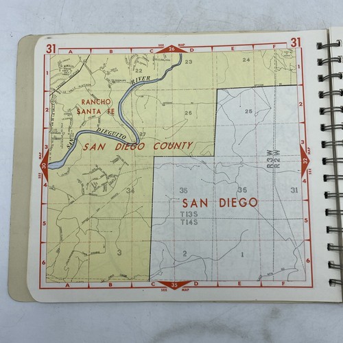 Thomas Bros Maps 1981 San Diego County Street Popular Street Atlas - Picture 9 of 12