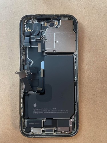 iPhone 14 Pro Gold Back Housing Replacement w Small Parts OEM - A - Zdjęcie 2 z 6