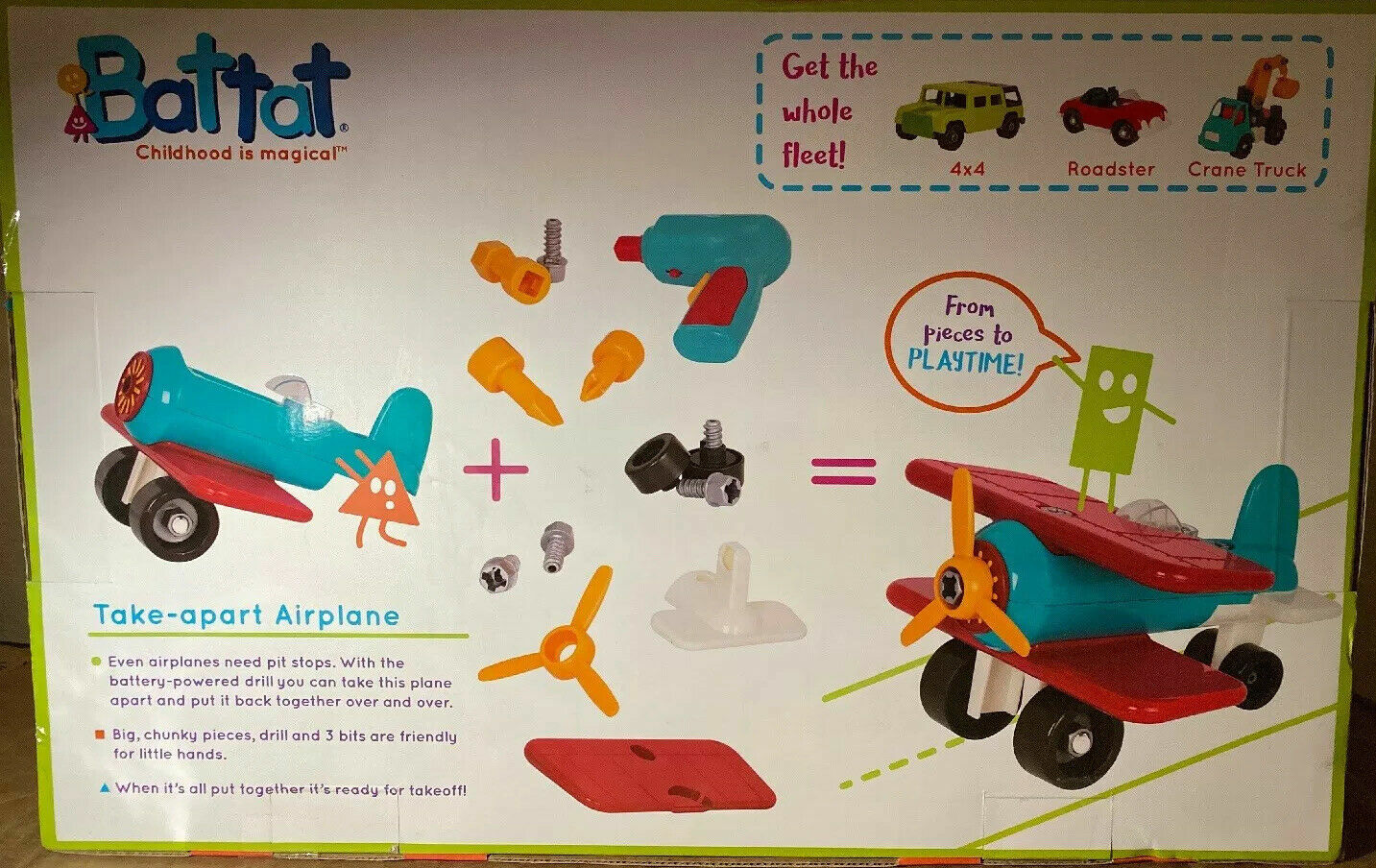 vroom take apart airplane