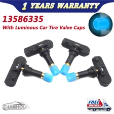 (4) TPMS Tire Pressure Monitoring Sensors for Chevy GMC 13586335/13598771 315Mhz