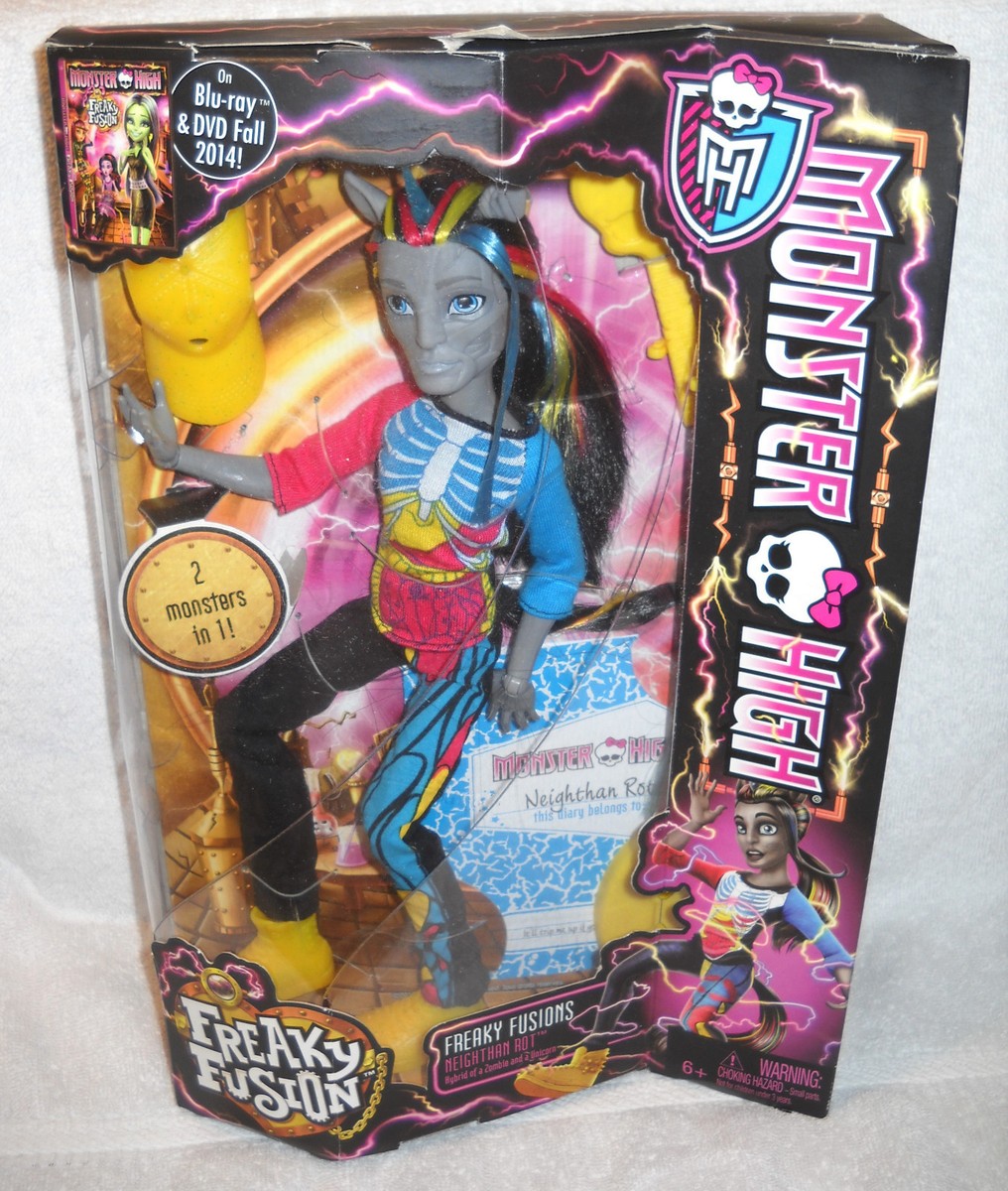 9517 NRFB Mattel Monster High Freaky Fusion Hybrids Neighthan Rot