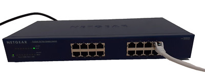 NETGEAR ProSafe 16-Ethernet Switch JG5516-v2-1000MB-TOP Zustand