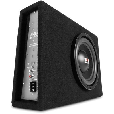 600W Peak 10'' Subwoofer Enclosure with Amplifier