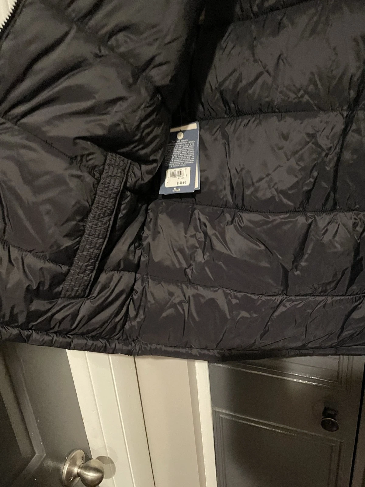 GH BASS Heavy weight WARM š„Red and Black Buffalo Plaid Puffer Vest - product detail image 5