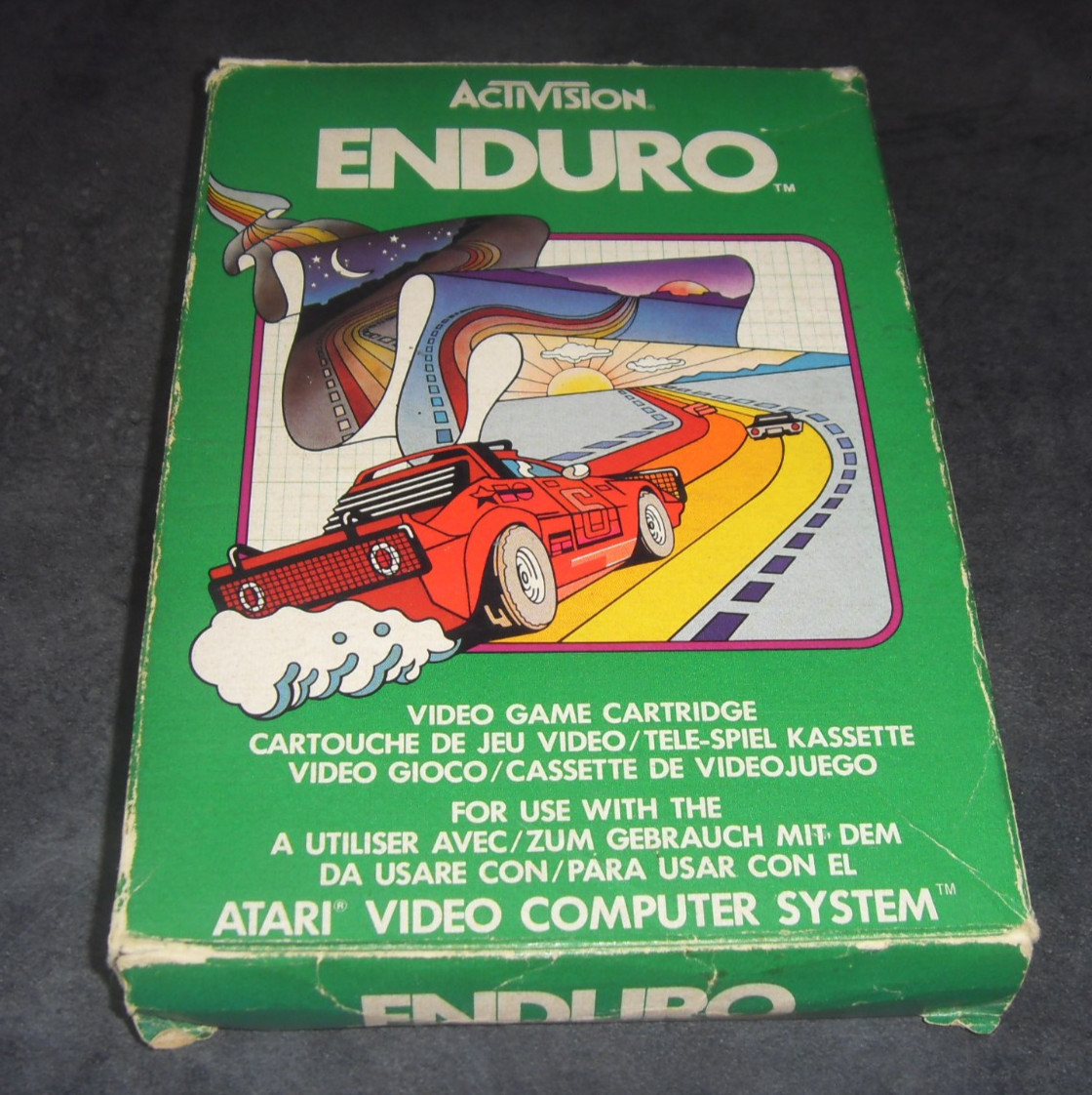PAL - Atari 2600 Enduro en boite + notice Activision