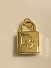 Dior Zipper Pull Button Charm (Double Sided)