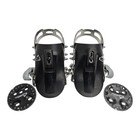 Rossignol Snowboard Bindings Large 305/275 Black Silver Vintage Pair
