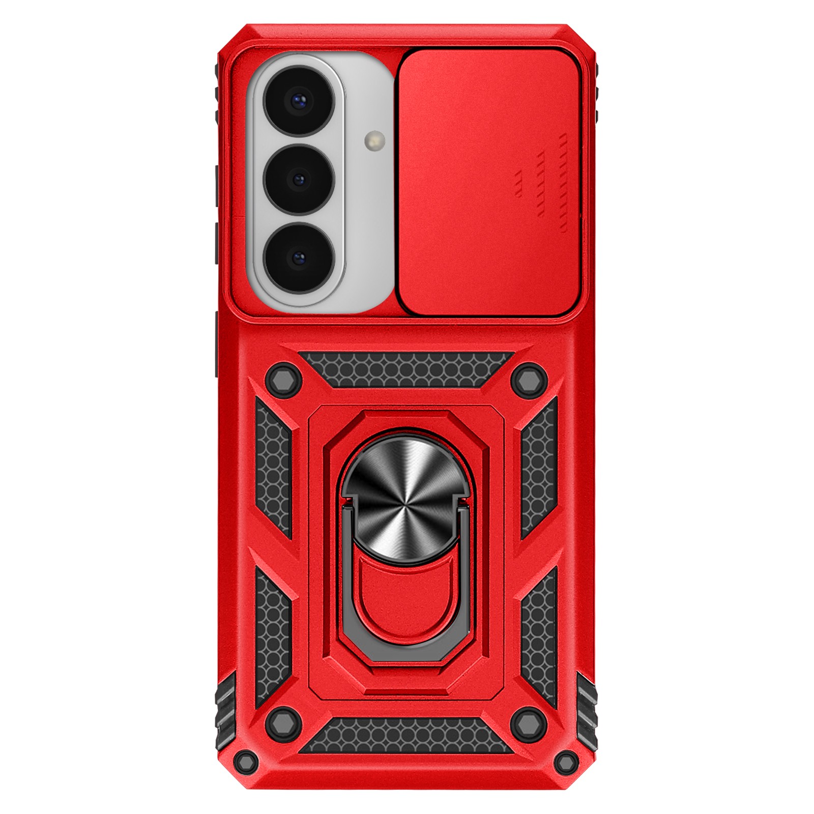 Coque de protection Galaxy S26 rouge anti-rayure objectif photo