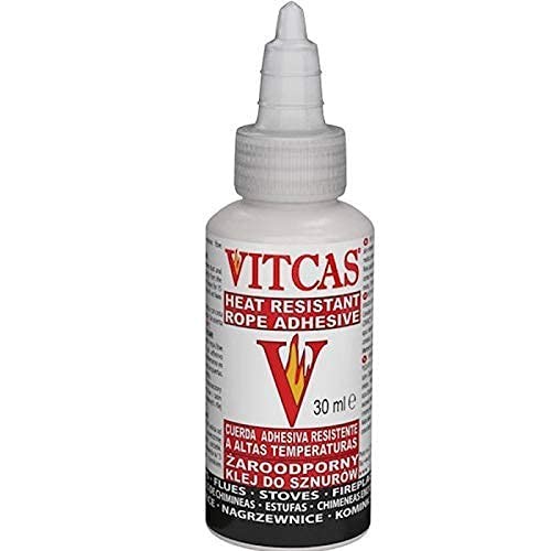 VITCAS 125ml White Fire Rope Seal Adhesive - Wood Fired – Multi Fuel