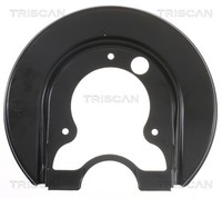 Hinterachse Links Triscan 8125 29250 Spritzblech, Bremsscheibe FüR Audi,Seat,Sko