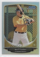 2013 Bowman Chrome Prospects Refractor Matt Curry #BCP163 0b0