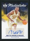 2023-24 METTA WORLD PEACE 02/25 AUTO PANINI COURT KINGS MASTERSTROKES AUTOGRAPHS