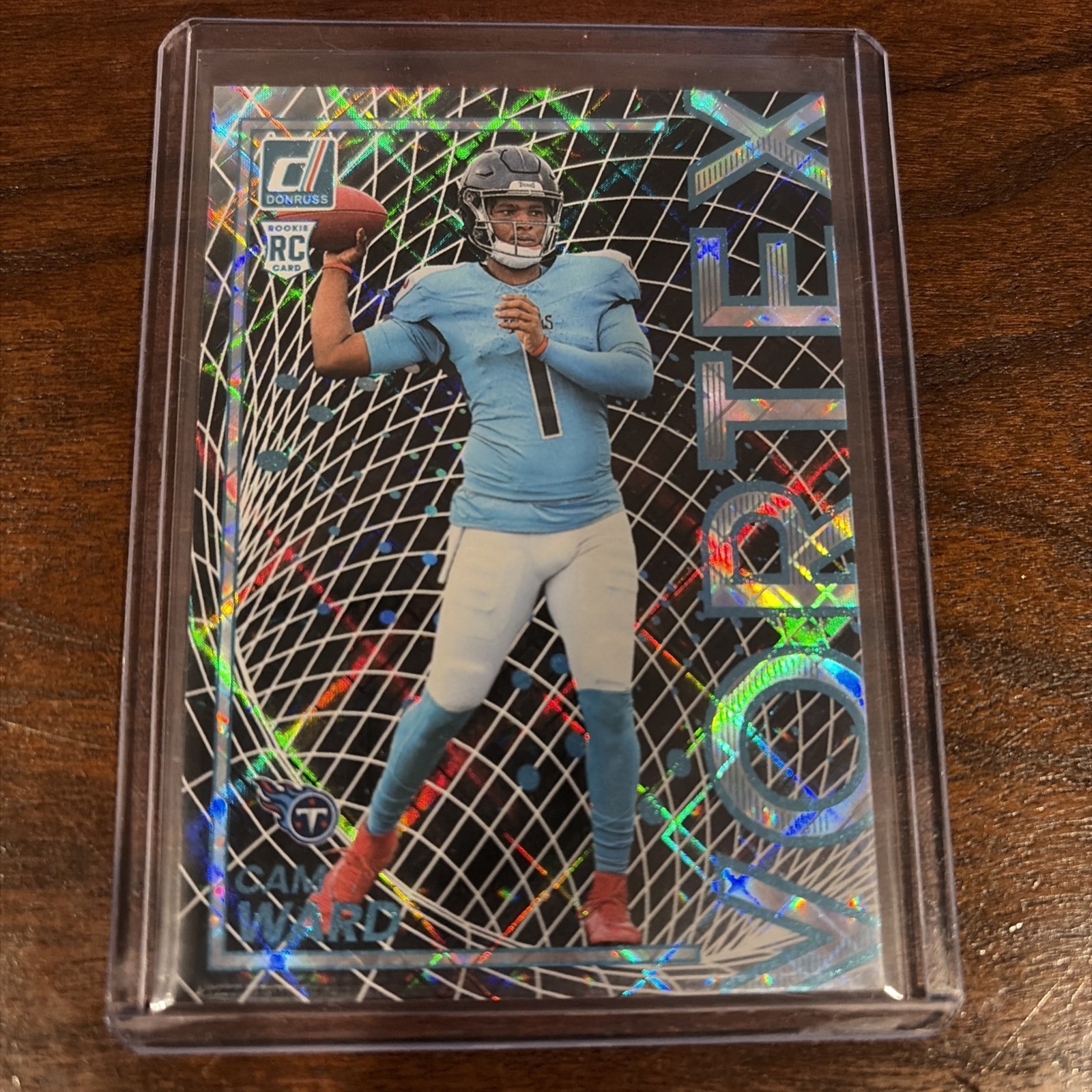 2025 Panini Donruss CAM WARD Rookie Vortex Cosmic #/100 #73 TITANS