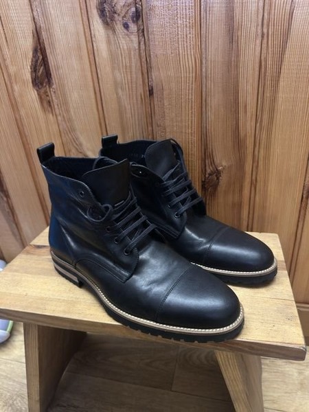 Men Roy Robson Boots Black Leather 40