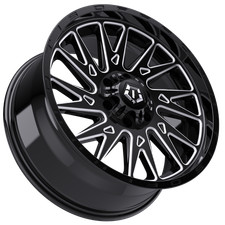 Tis Wheels 547bm 2.0 20x9 0 Gloss Black Milled 8x165.1 8x6.5 Qty 1 A277926