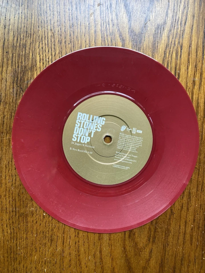 The Rolling Stones - Don't Stop - Numbered Red Color Vinyl Ltd Edt EX Virgin UK - Image 2 of 4