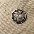 1896-P Barber Dime VF QA1054